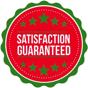 Satisfaction guaranteed badge
